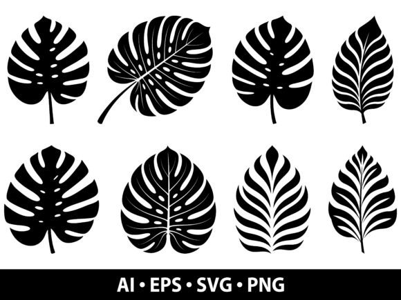 Download Tropical Leaf SVG Bundle - Leaf Collection