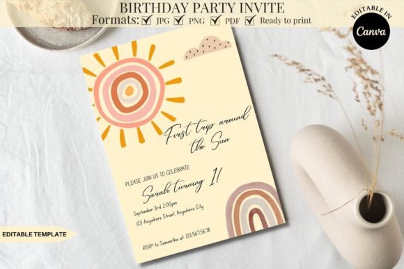 Download Printable Birthday Party Invite Template - Template Collection