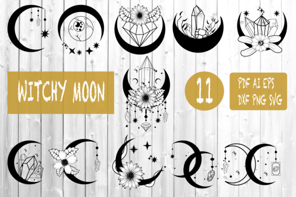 Download Moon Boho Celestial SVG PNG Bundle - Svg Collection
