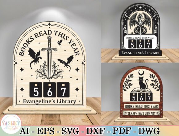 Download Books Read Tracker Laser Cut File Svg - Svg Collection