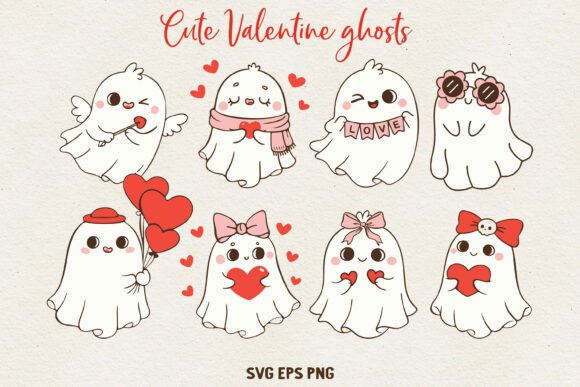 Download Valentine Ghost SVG PNG EPS - Svg Collection